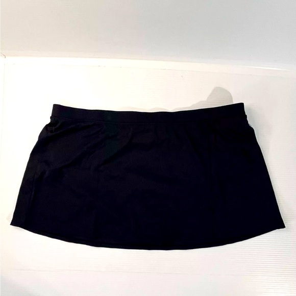 Bal Harbour Womens Tummy Control Skirtini Swim Skirt Black Plus Sz XXL NWT - Picture 3 of 8